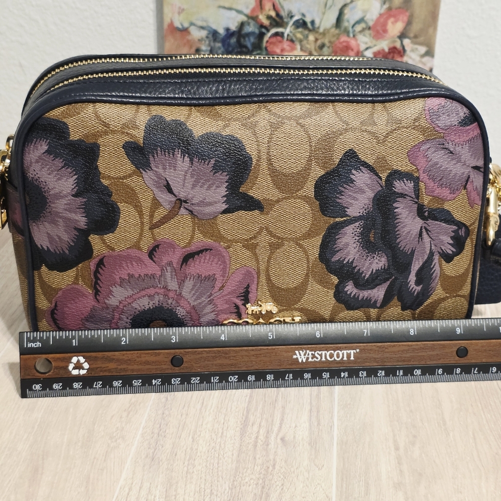 Coach Limited Edition Jes Crossbody Kaffe Fassett Purse Floral Shoulder Bag Rare - Picture 8 of 16
